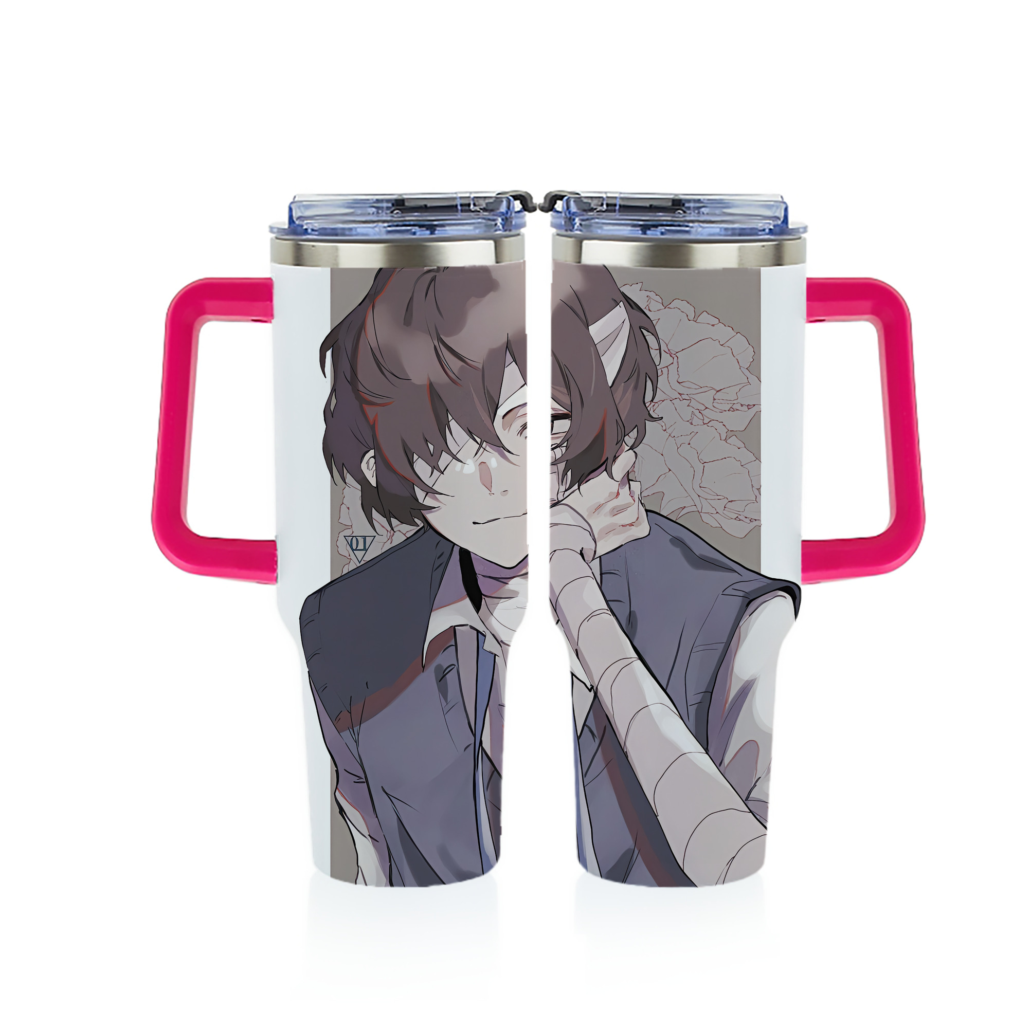 （画像用） 文豪ストレイドッグス Bungo Stray Dogs 1200ｍLフルプリント車用タンブラー